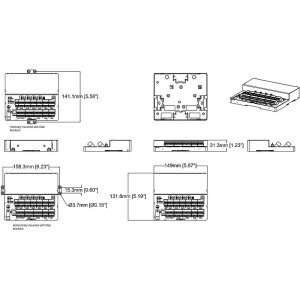 AXIS A9910 I/O-Relais Erweiterungsmodul