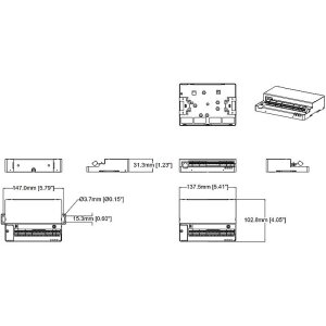 AXIS A9210 Netzwerk I/O-Relais Modul