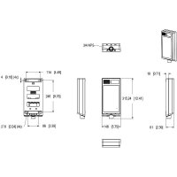 AXIS TI8604 Halterung mit Rohradapter für I8307-VE