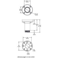 Bosch NDA-U-PMTS Deckenmontageset, 11cm