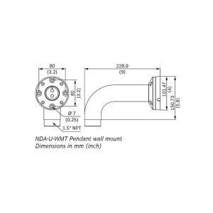 Bosch NDA-U-WMT Wandarm für Hängemontage