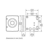 Bosch NDA-U-WMP Montageplatte, für Wandmontage