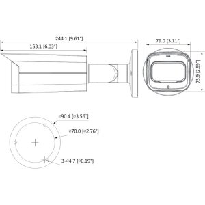Dahua HAC-HFW2501TUP-Z-A-DP-27135-S2 HD Kamera 5MP