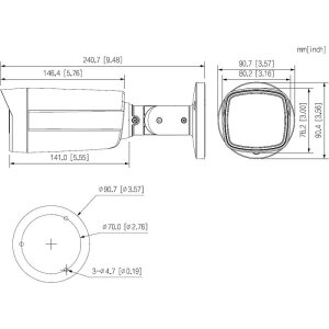 Dahua HAC-ME1509THP-A-PV-0360B-S2 HD Kamera 5MPx