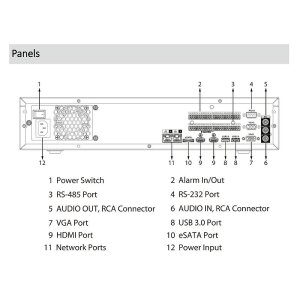 Dahua NVR5832-EI2 32-Kanal NVR 32MPx, HDMI/VGA