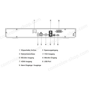 Dahua NVR4208-EI 8 Kanal NVR, HDMI/VGA