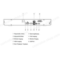 Dahua NVR4208-EI 8 Kanal NVR, HDMI/VGA