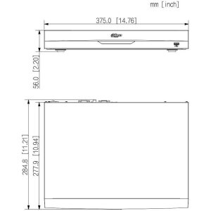 Dahua NVR5208-EI2 8-Kanal NVR, HDMI/VGA