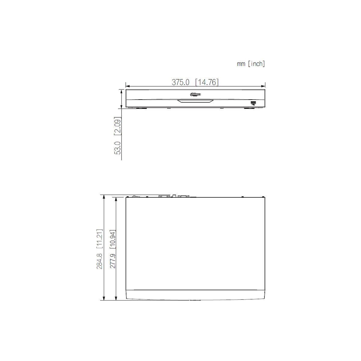 Dahua NVR5208-8P-EI 8-Kanal NVR, PoE, HDMI/VGA
