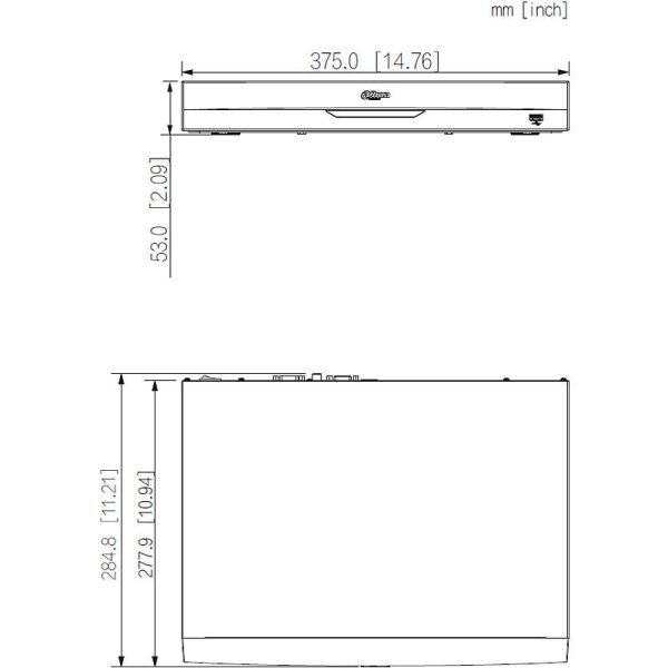 Dahua NVR5208-8P-EI 8-Kanal NVR, PoE, HDMI/VGA