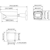 Dahua IPC-HFW5442E-ZE IP-Kamera 4MPx T/N IR PoE