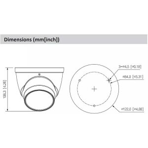 Dahua IPC-HDW5842T-ZE IP-Kamera 4K T/N IR PoE