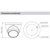 Dahua IPC-HDW5842T-ZE IP-Kamera 4K T/N IR PoE