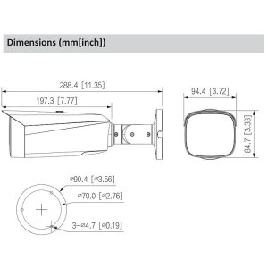 Dahua IPC-HFW5849T1-ASE-LED IP-Kamera 4K T/N PoE