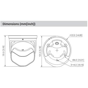 Dahua IPC-PDW5849-A180-E2-ASTE IP-Kamera 2x 4MPx