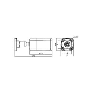 Eagle Eye DB10 IP-Kamera 4MPx T/N IR, PoE, IP67