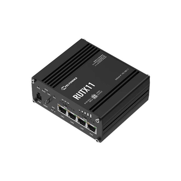 Teltonika RUTX11 LTE CAT6 Router DualSim BT 4-Port