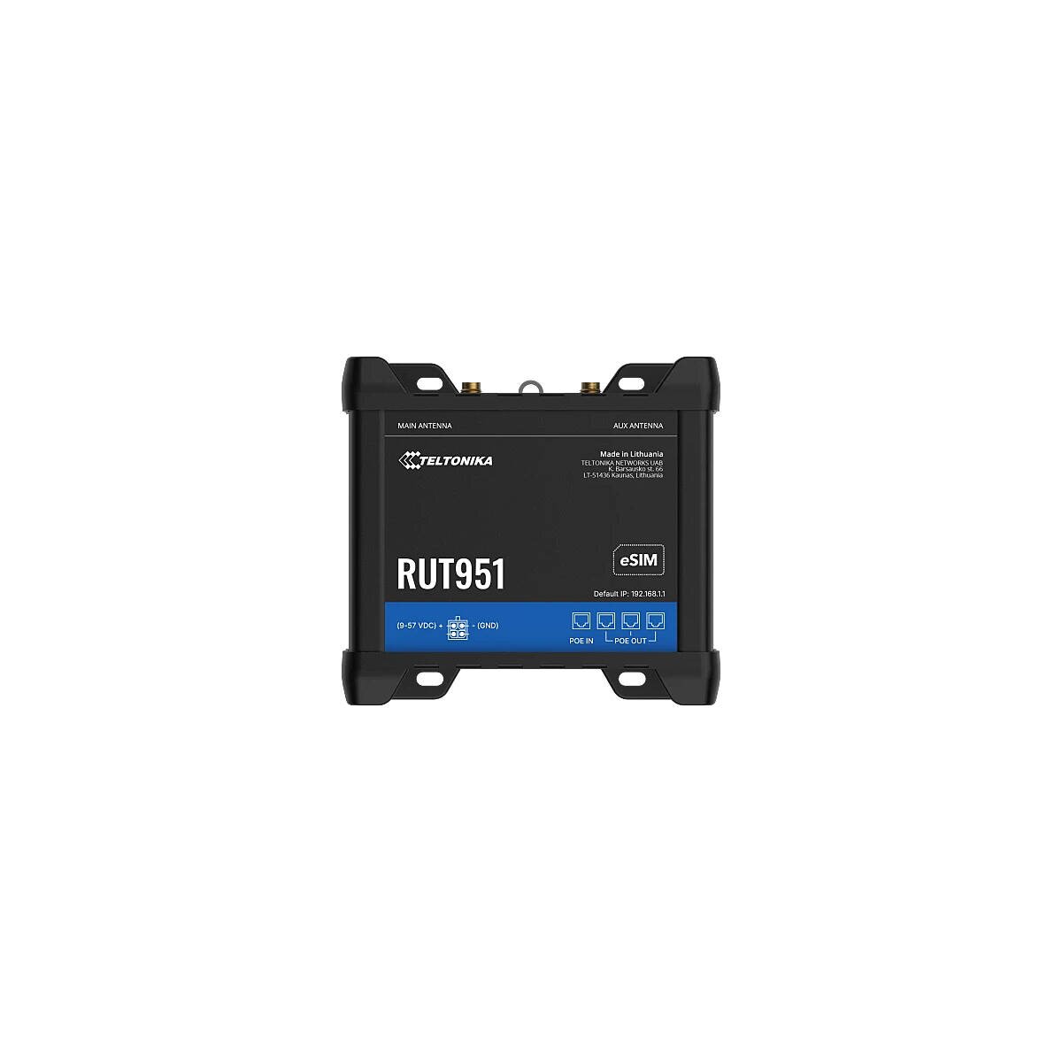 Teltonika RUT951 POE+ LTE Router DualSim ESim