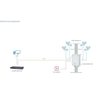 VIVOTEK AW-GET-083A-120 Switch unman. 8-Port, PoE