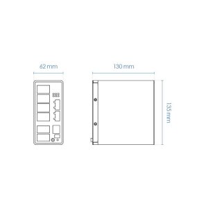 VIVOTEK AW-IHT-1271 Switch L2 managed 12-Port, PoE