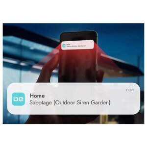 BE WAVE Outdoor Siren BL Funk-Außensirene, blau