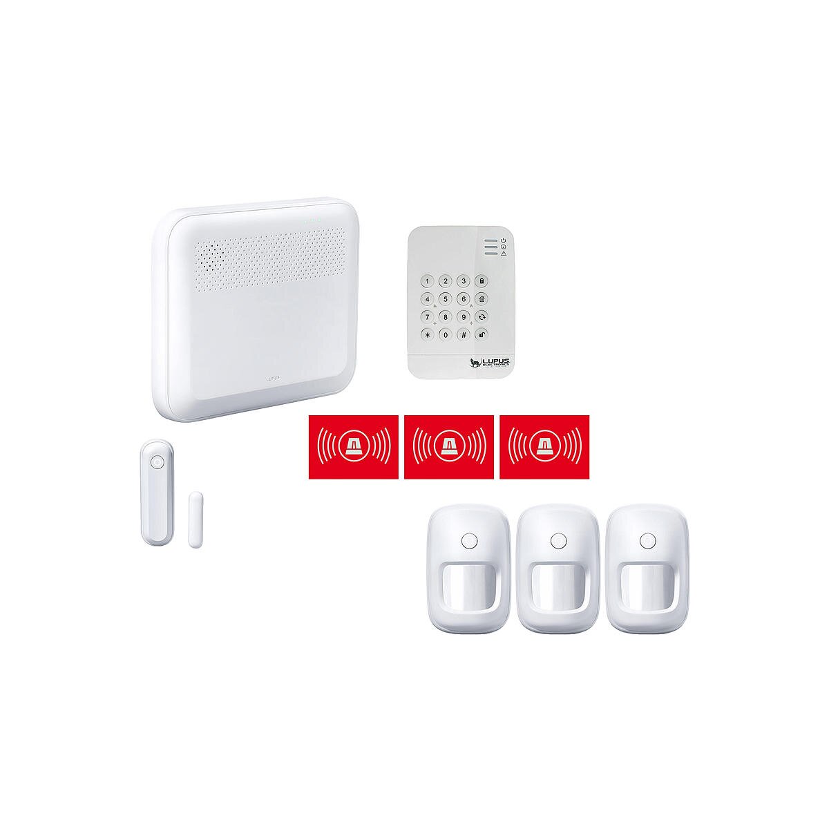 Lupus XT1 Plus IP-Alarm-Set mit Bewegungsmelder