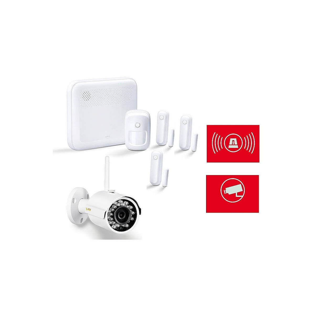 Lupus XT1 Plus Alarmset + 1080p Wlan Aussenkamera