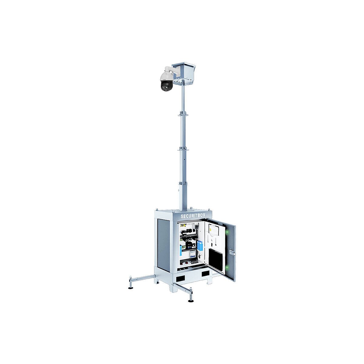 Videoturm mit Thermalkamera zur Brandfrüherkennung