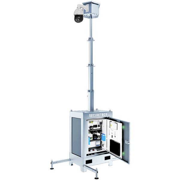 Videoturm mit Thermalkamera zur Brandfrüherkennung