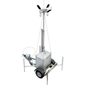 Mobiler Kameraturm Teleskopmast MSB-Roadbox 4m
