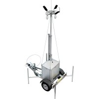 Mobiler Kameraturm Teleskopmast MSB-Roadbox 4m