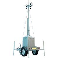 Mobiler Kameraturm Teleskopmast MSB-Roadbox 4m