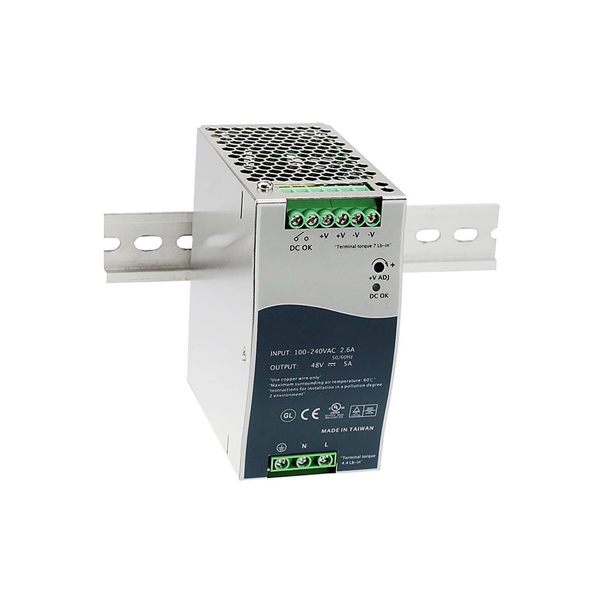 IFS PS48VDC240W-DIN 48 V DC, 240W, DIN Rail