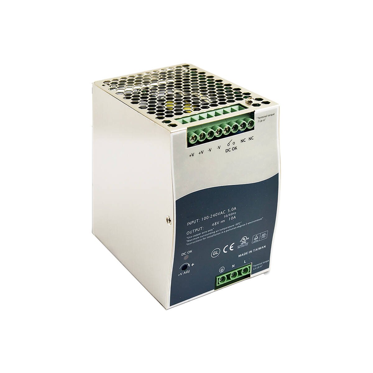 IFS PS48VDC480W-DIN 48 V DC, 480W, DIN R box