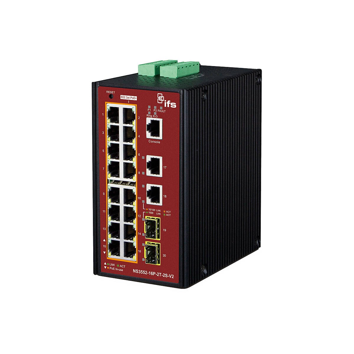 IFS NS3552-16P-2T-2S-V2 Switch 16-Port m box