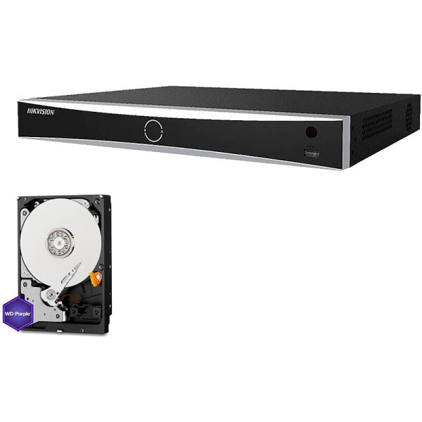 HIKVision Set NVR 4K 16-Kanal + 1x 4TB HDD