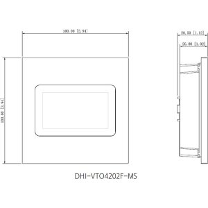 Dahua - VTO4202F-MS - LCD Display Modul