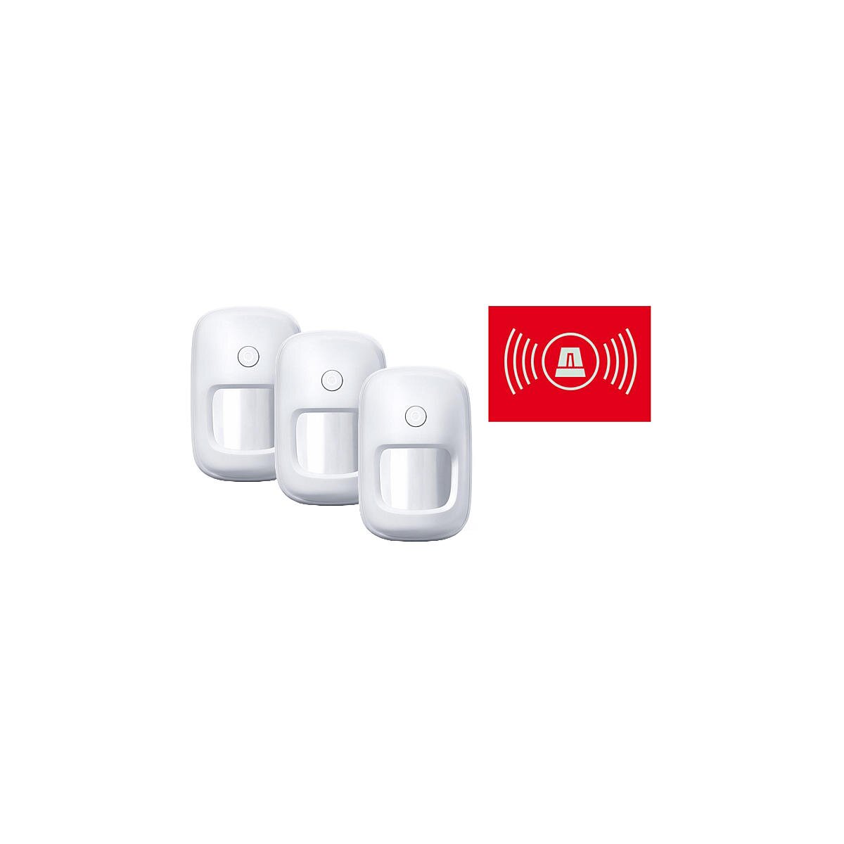 3er Set Lupusec PIR-Bewegungsmelder V2