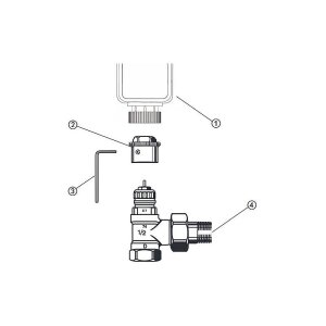 LUPUS - 12173 - Heizkörperadap. Danfoss RA-Ventile
