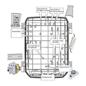 VIVOTEK Anschlusskasten-Set, IP66/IK10 DIN Rail