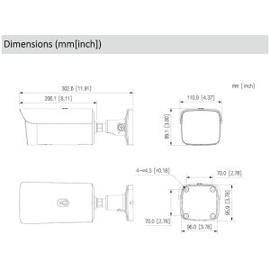 Dahua IPC-HFW5859ZP-ZHE-PV-2712-PRO IP-Kamera 4K