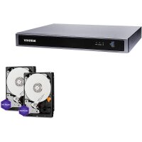 VIVOTEK SET NVR 4K 16-Kanal AI + 2x 4TB HDD