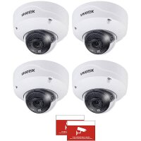 4x VIVOTEK FD9391-EHTV-v2 IP-Kamera + Aufkleber