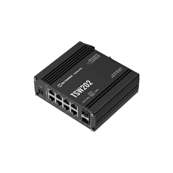 Teltonika TSW202 manag Industrie PoE-Switch 8-Port
