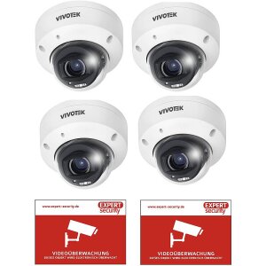 4er Kamera-Set VIVOTEK FD9380-HTV-V2 5MPx IR PoE