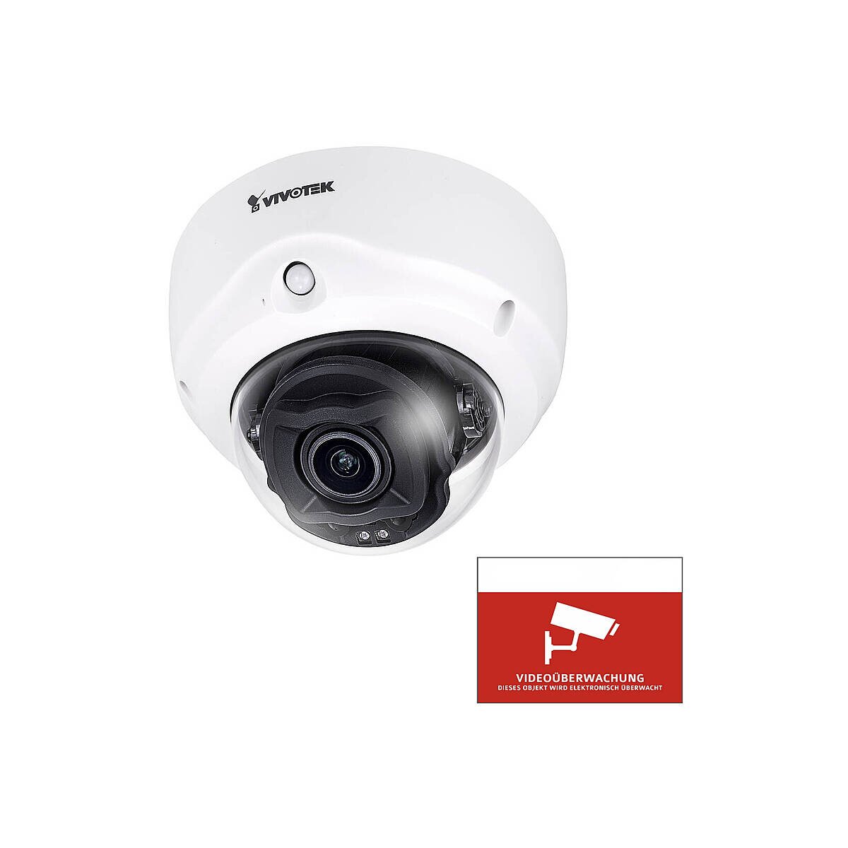 1x VIVOTEK FD9187-HT-A IP-Kamera + Aufkl box
