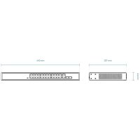 VIVOTEK AW-FGT-260D-380 Switch unman. 26-Port, PoE