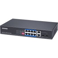 VIVOTEK AW-FGT-100P-110 Switch unman. 10-Port, PoE