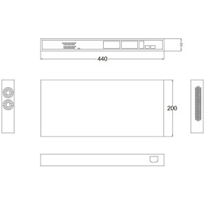 VIVOTEK AW-FGT-180F-250 Switch unman. 18-Port, PoE