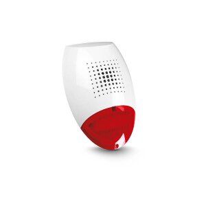 Satel SD-3001 R Außensirene rot 120dB 12V/1,2Ah